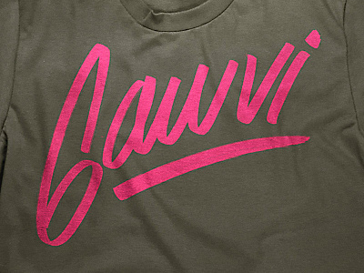 Gawvi - Concept 02 apparel brush design gawvi hand lettering lettering logo type marker reach records shirt typography