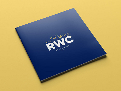 Church Brand Guide (RWC) acronym brand church guide lineart logo logotype manual skyline style typography