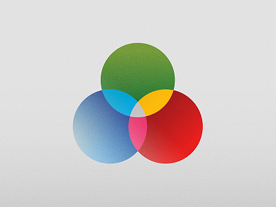 GAWVI - Lost In Hue - Logomark album circles colorful cover gawvi logo overlap overlay rgb symbol trinity triquetra