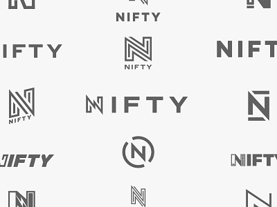 NIFTY Logo Exploration battery charger charging design icon letter logo monogram n nifty single tech