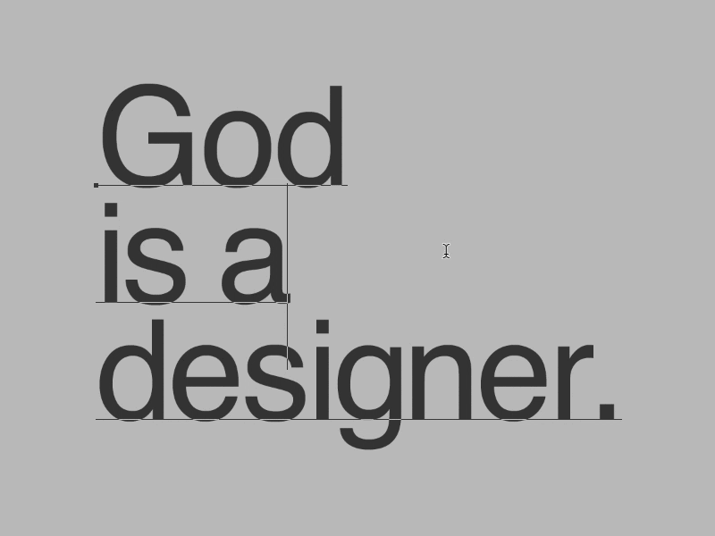 God is a Designer