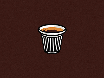 Cafecito brown cafe cafecito coffee colada cuban cup espresso icon illustration miami shot