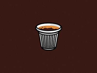 Cafecito brown cafe cafecito coffee colada cuban cup espresso icon illustration miami shot
