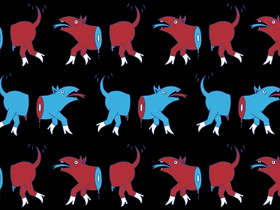 Choose Your Own Adventure character color concept creature design digital dog followers freedom illustration pattern