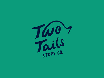 Two Tails Story Co branding design graphic design illustration