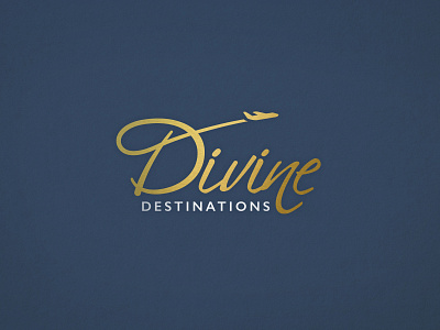 Divine Destinations Logo brand identity design logo travel