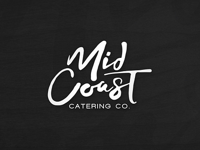 Midcoast Catering Logo brand brand and identity catering logo design logo design concept rebrand restaurant