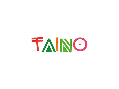 Taino Logo caribbean logo logomark