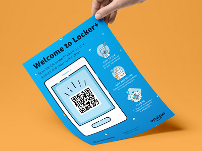 Amazon Locker+ Apartment Day branding design digital illustration typography vector
