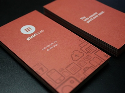 Glyph Business Cards