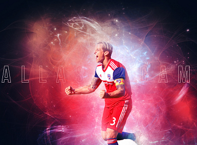 FC Dallas Poster Design brand and identity design fc dallas graphic design