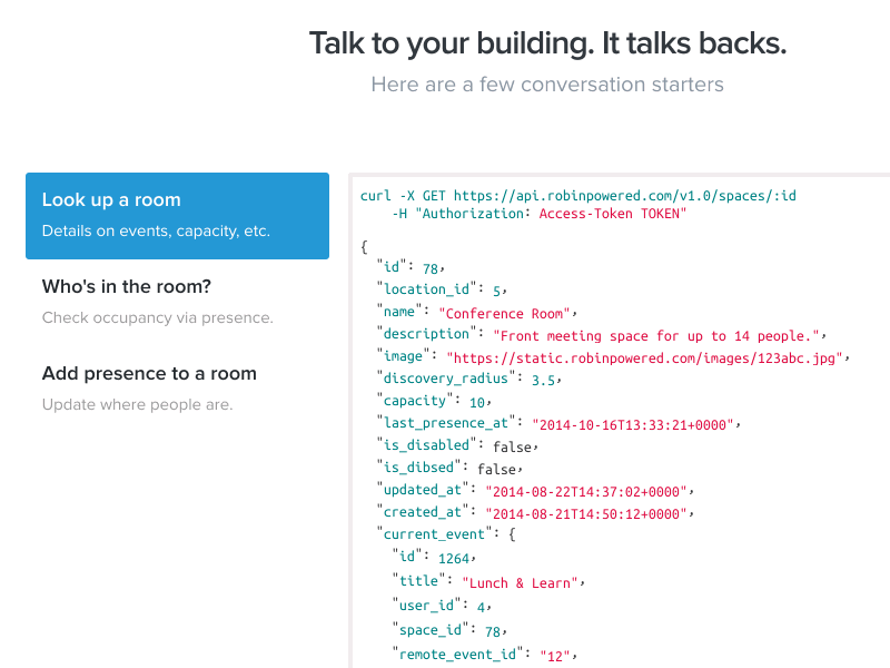 Ask your building questions api code developers hover navigation robin