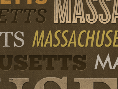 Massachusetts in Type