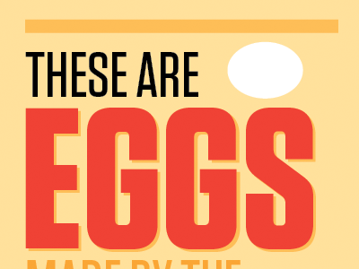 These Are Eggs bigtype poultry