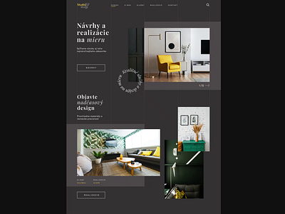 Interior Design Studio Website animation architecture clean interior interiordesign minimal motion typogaphy uxui web web design webdesign website website design