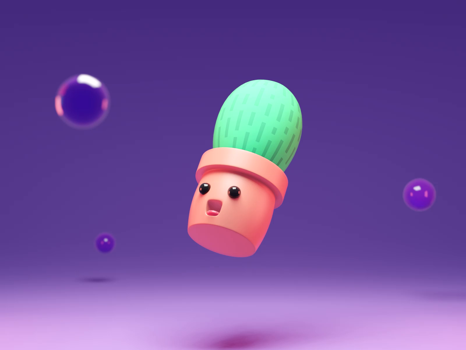 Cute Cactus Animation by Justinas Telksnys on Dribbble