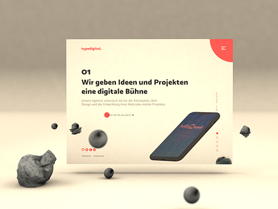 typedigital | redesign and branding branding cinema4d ui uxdesign webdesign webdevelopment