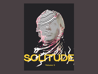 Solitude vol II Cover Draft artwork cinema4d cover design illustration typography