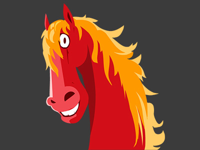 Horse Power app icon horse illustrator love wild