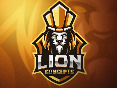 Lion Concepts Mascot logo design by MrvnDesigns on Dribbble