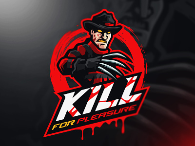 KFPclan art bold branding cool design esports gaming logo illustration logo mascot red sports twitch logo vector