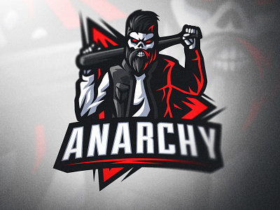 ANARCHY Mascot Logo For Sale