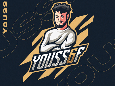 YOUSS6F branding cool design esports gaming logo illustration logo mascot ui vector