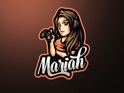 Mariah ai art branding esports graphicdesign illustration logo mascot sports