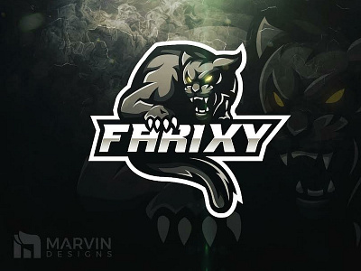 Panther Mascot Logo