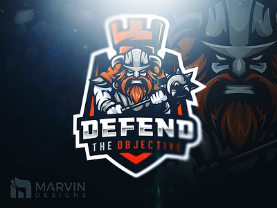 Viking mascot Logo design