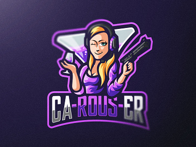 Carouser Mascot Logo Design