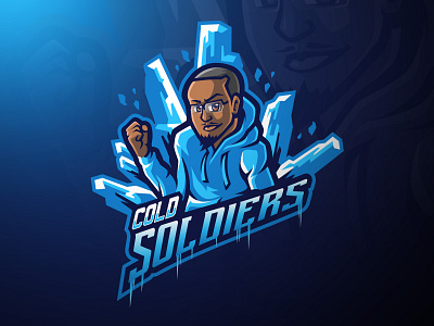 Cold Soldiers Portrait Mascot logo art branding cool esports gaming logo illustration logo mascot mascot character portrait sports twitch