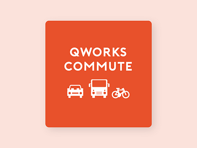 Qworks Commute albuquerque art branding design illustration logo logo design podcast qworks vector