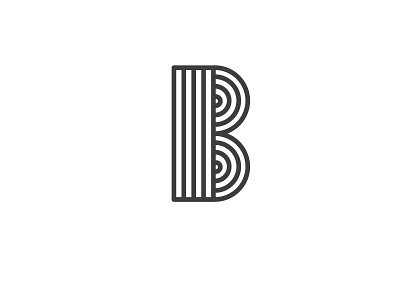 B b graphic design icon logotype symbol