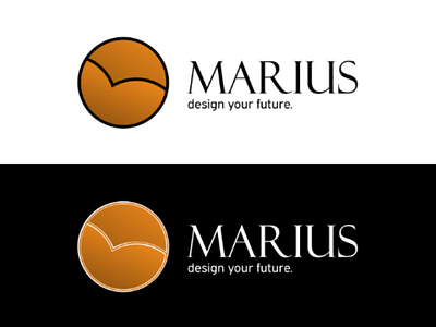 Marius logo - Design agency