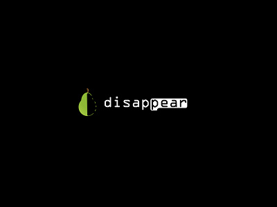 Disappear / Fitness app logo / Brand concept