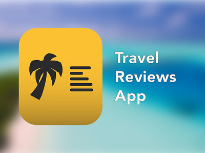 Travel Reviews App adobe xd android app app brand branding clean icon illustration illustrator logo minimal travel ui ux