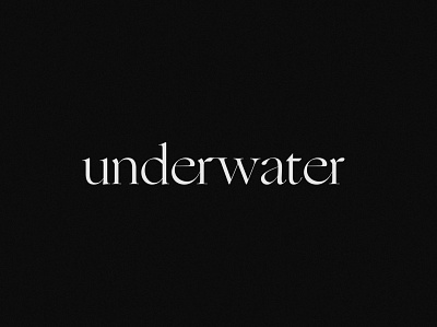 Underwater Brand Development branding design logo real estate sabbath wordmark