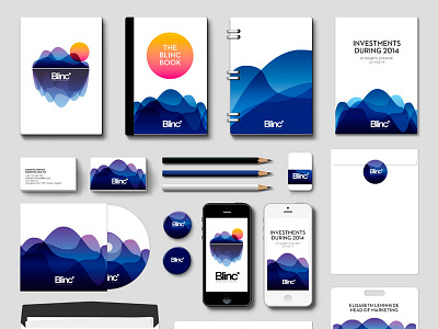 Blinc art direction graphic design identity