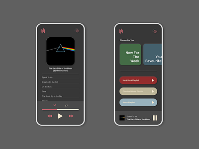 Daily UI 009 - Music Player app app design apple application daily ui dailyui dailyui 009 dailyui009 design figma music music player ui ux web design webdesign website website design