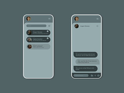 Daily UI 013 - Direct Messaging app app design daily ui dailyui dailyui 013 dailyui013 design direct messaging figma message ui ux web design webdesign website website design