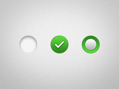 Radio and Select Buttons button checkbox checkmark green interface minimalist modern radio button select box ui