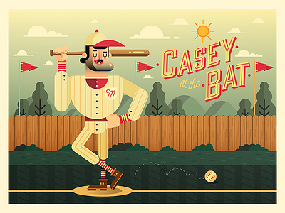 Casey at the Bat baseball baseball player bat player