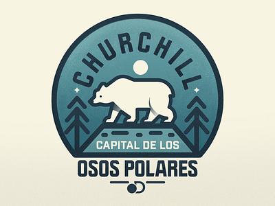 Churchill Badge badge bear discovery winter