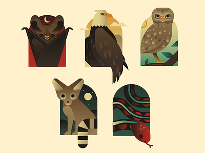 Animals Diablo Magazine bald eagle bat cat eagle owl red snake