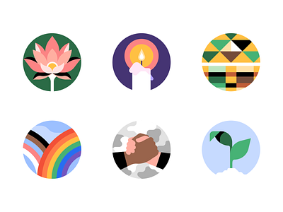 Uber Employee Resource Groups asian black design diversity equality erg faith icons inclusion logo pride uber uber design vector