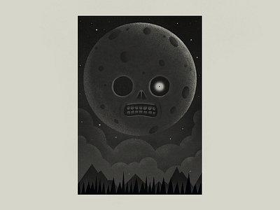 Moon Majora’s Mask illustration moon videogames zelda