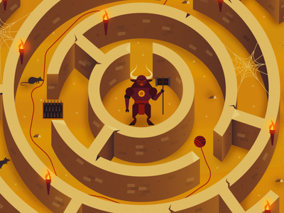 grounded minotaur maze key