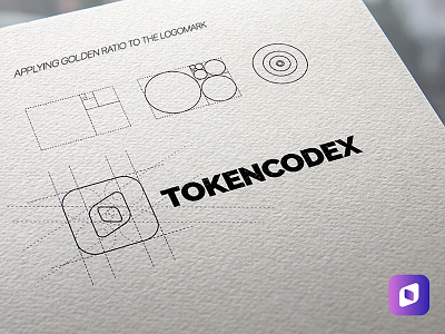 Logo - Golden Ration bitcoin cryptocurrency design designer ethereum freelancer ico investing logodesign logos