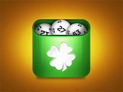 iOS Lotto App Icon app design freelancer icon illustrator ios lotto